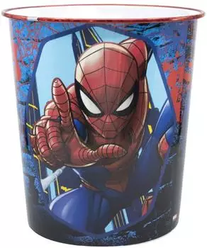 Stor Spider-Man Papierkorb aus Kunststoff, 9923ml, Kinderzimmer (07129)