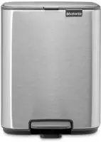 BRABANTIA 237942, Brabantia Bo Treteimer, 7L - Matt Steel Fingerprint Proof