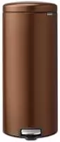 Brabantia 238789, Brabantia NewIcon Treteimer 30 Liter Warm Bronze