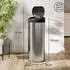 HomCom Sensor-Mülleimer 55L berührungslos, Soft-Close, silber (851-054V01SR)