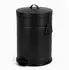 Relaxdays Tretmülleimer 20l Softclose, Metall/Kunststoff, schwarz