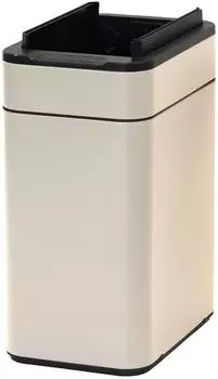 Svita SE50L Sensormülleimer rechteckig, Stahl, taupe, 50l (92084)