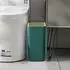 LuxusKollektion Kosmetikeimer schmal mit Deckel, geruchsdicht, 10L, grau