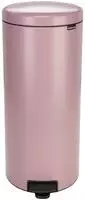 Brabantia 255304, Brabantia NewIcon, 30 l, Oval, Stahl, Pink, Kunststoff,...