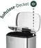 Svita TQ50 Treteimer mit Inneneimer, Softclose, Edelstahl, 50L (TQ50)