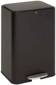 Paris Prix Treteimer Delta rechteckig 50L, schwarz