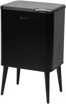 eluno Abfalleimer 30L, Metall, schwarz (4014600)