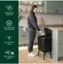 eluno Abfalleimer 30L, Metall, schwarz (4014600)