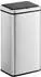 HomCom Sensor-Mülleimer 50L mit Soft-Close-Deckel, silber