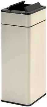 Svita SE40L Sensormülleimer rechteckig Stahl 40l taupe (92070)
