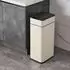 Svita SE40L Sensormülleimer rechteckig Stahl 40l taupe (92070)