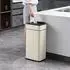 Svita SE40L Sensormülleimer rechteckig Stahl 40l taupe (92070)
