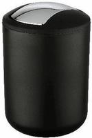 WENKO Kosmetikeimer Mod. Brasil S Schwarz, 2 Liter 2 Liter 21211100