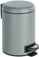 WENKO Kosmetik Treteimer Leman 3L (Grau) schwarz