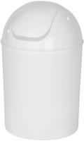 WENKO Schwingdeckeleimer Economic Wei&szlig; 6 ltr. 21884100