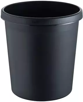 Helit Objekt-Papierkorb (H61058) schwarz