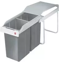 Hailo 3659-001, Hailo Multi-Box DUO L 2x14 l | Einbau-M&uuml;lltrennsystem f&uuml;r die