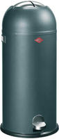 Wesco M&uuml;lleimer Kickmaster Maxi, graphit, aus Metall, 40 Liter