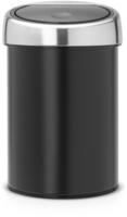 Brabantia Touch Bin, 3L - Matt Black M&uuml;lleimer