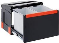 Franke 134.0055.292, Franke Cube 50 M&uuml;lleimer 2-fach Automatikauszug
