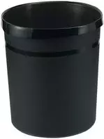 Han Papierkorb 18190-13, schwarz, aus Kunststoff, 18 Liter