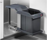 Hailo 601525, Hailo Einbau-Abfallsammler (20 l) (601525) Schwarz/Grau