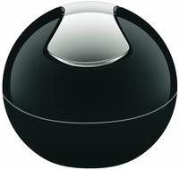 Spirella M&uuml;lleimer Bowl, 10.14972, schwarz, Tischabfalleimer aus Kunststoff, 1 Liter