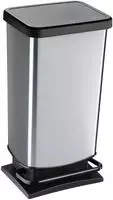 Rotho Treteimer Silber Paso 40l