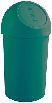 Helit Push-Abfallbehälter 45L grün