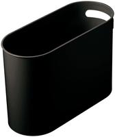 "helit Papierkorb "the oval", 22 Liter, PS, schwarz"