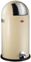 Wesco Abfalleimer Kickboy 40 Liter | Treteimer | pulverbeschichtetes Stahlblech &