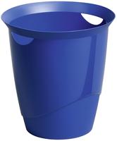 Durable Trend Runde Blaue M&uuml;lltonne 16 Liter Recycelbar