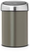 Brabantia Touch Bin, 3L - Platinum M&uuml;lleimer