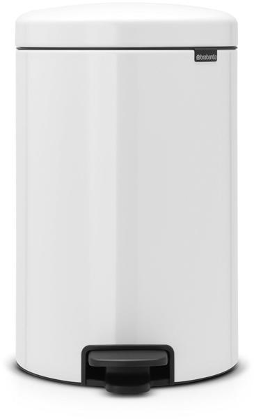 Brabantia newIcon 20 Liter white mit Zinkeinsatz