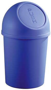 Helit Push-Abfallbehälter 6L blau
