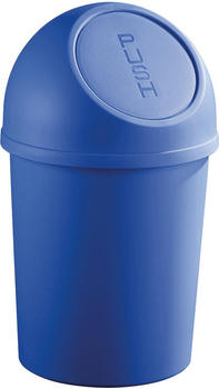 Helit Push-Abfallbehälter 13L blau
