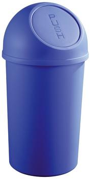 Helit Push-Abfallbehälter 25L blau