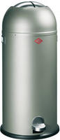 NABER 8011559, Naber WESCO Kickmaster Maxi 40 Liter Abfallsammler neusilber