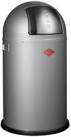 WESCO Abfalleimer Pushboy Junior | 22 Liter | Edelstahl-Klappe | pulverbeschichteter