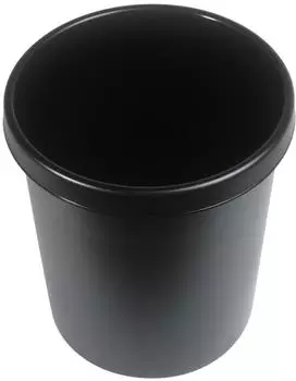 Helit Gross-Papierkorb 30 L (61061) schwarz