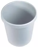 Helit H6106182, helit "the german" Papierkorb 30,0 l lichtgrau