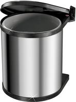 Hailo Einbaum&uuml;lleimer "Compact-Box M" 1 Beh&auml;lter 15 Liter, Edelstahl, Kunststoff
