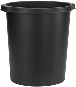 Atlanta Papierkorb Recycling-Kunststoff schwarz (15 L)