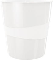 LEITZ 52781001, LEITZ WOW Duo Colour Papierkorb 15,0 l wei&szlig;