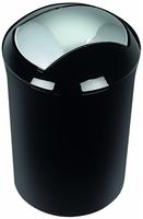 spirella 10.14388, spirella Sydney Schwingdeckeleimer (5 l) (10.14388) Schwarz