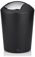 Kela Schwingdeckeleimer Schwarz Marta 1,7 l