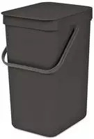 Brabantia ABFALLEIMER Dunkelgrau 22x40.1x27.9 cm