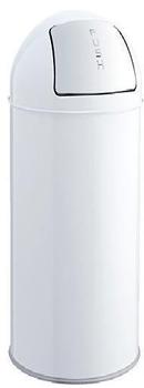 Helit Metall-Abfallbehälter 30 L weiß