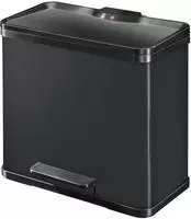Hailo M&uuml;lleimer "&Ouml;ko duo Plus L" 2 Beh&auml;lter 26 l, Stahlblech o. Edelstahl,