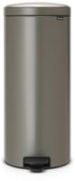 Brabantia M&uuml;lleimer "NewIcon Treteimer, 30L" sanft schlie&szlig;ender Deckel, mit